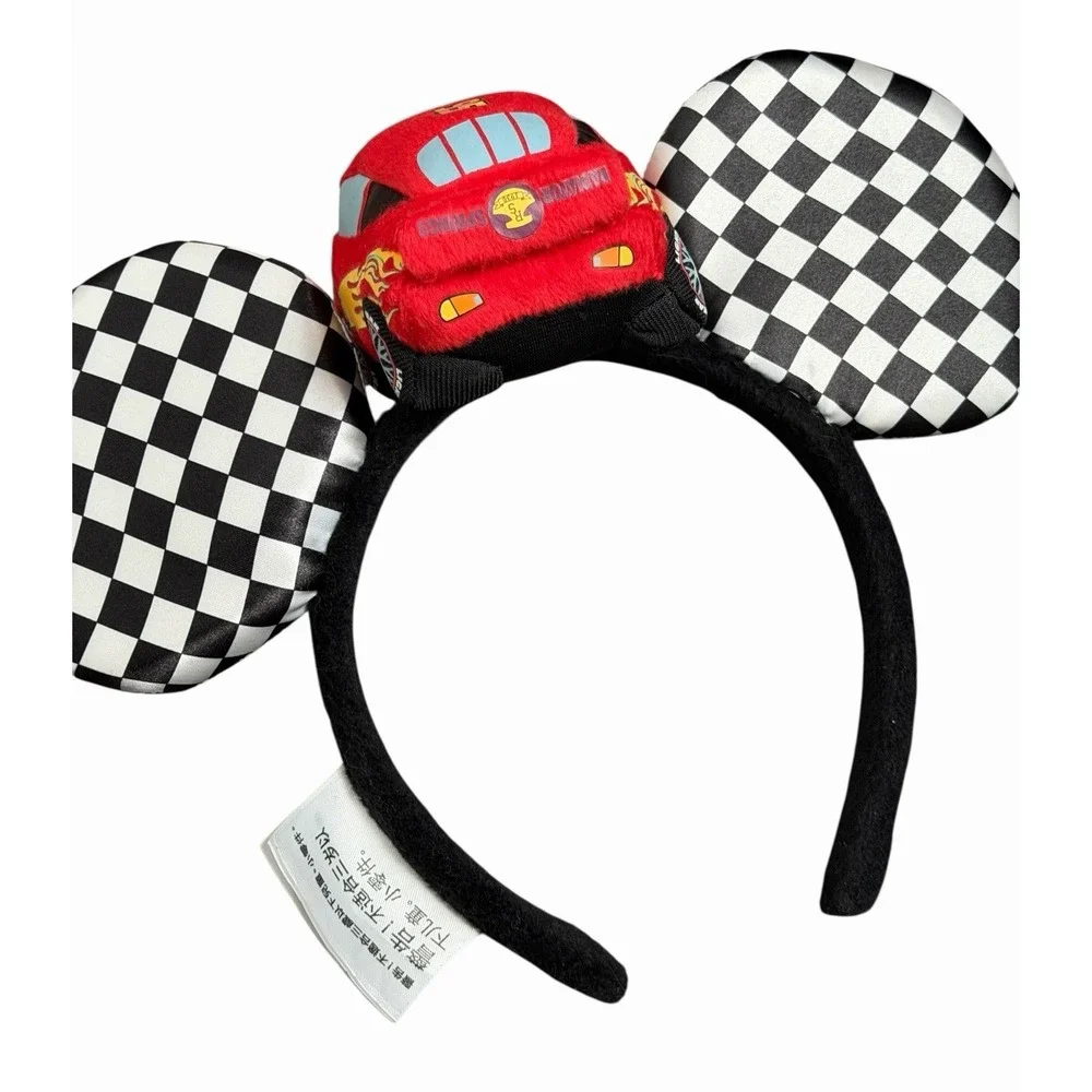 Rare Disney Cars Lightning McQueen Minnie‎ Ears Headband